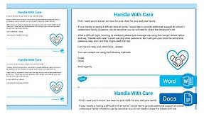 FREE Editable Handle With Care Teacher Note