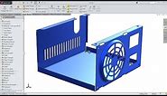 Solidworks tutorial | Sketch Power box chassis (Sheet metal)