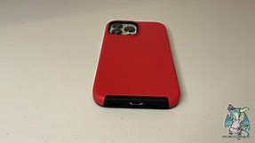 Showcasing Crave Protection Series Red iPhone Case