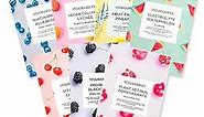 Vitamasques Face Masks Skincare Sheet Kit, 7-Pack - Juicy Collection of Triple-Layer Sheet Facial Masks - Pore Purifying, Brightening, and Hydrating - Boost your Skincare Routine