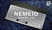 Nemeio Hands-On: A completely customizable e-ink keyboard at CES 2019
