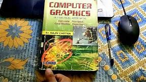 Computer Graphics Book for BCA | MCA | BSc | Btech in Computer Science by Rajiv Chopra