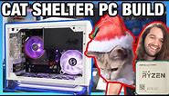 Mini-ITX Ryzen PC Build for Cat Shelter Charity, ft. Lots of Cats & AMD