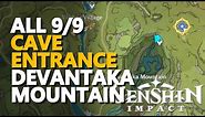 Devantaka Mountain Cave Entrance Genshin Impact All 9/9