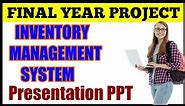 How to make Inventory management system PPT | Inventory management Software | Presentation
