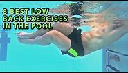 8 LOW BACK/INJURY EXERCISES IN THE POOL/HYDROTHERAPY