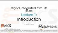 VLSI - Lecture 1a: Introduction