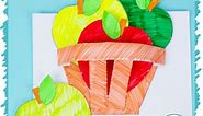 3D Apple Basket Craft - Cut and Paste Activity - Autumn/Fall Craft - Apple Craft