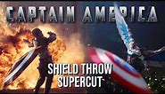 Captain America: Shield Throw Supercut (Including The Falcon and The Winter Soldier)