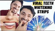 Viral Teeth Whitening Strips/ Tapes | Foes it Actually Works ? How to use them | Sparkling teeth 🪥