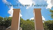 How to make Flower Pedestals or Small Columns // Woodworking // DIY // How To