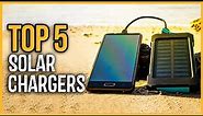 Best Solar Chargers 2023 | Top 5 Best Portable Solar Chargers Review