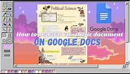 UPDATED 2021 |How to create aesthetic notes using Google Docs| FREE TEMPLATE|