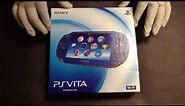 Sapphire Blue Playstation Vita Console Unboxing