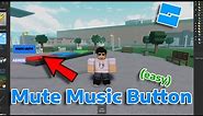 How To Make A Mute Music Button In Roblox Studio 2024