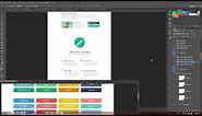 How to Create a Website in Flat Design Style (Video Tutorial)