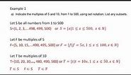Foundations of Math 12 - Set Theory - Types of Sets and Set Notation