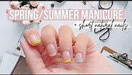 Colored French Manicure Tips | SPRING 2021 COLORFUL NAILS