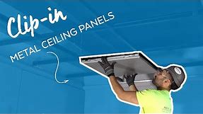 Easy Clip-in Metal Ceiling Panels