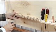 Making wall tool holders