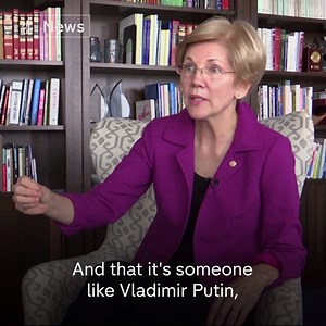 "We don't want the Russians determining the outcome of our elections." Elizabeth Warren, the US Senator and academic, explains why she is concerned "a hundred" by hacking allegations. | Channel 4 News