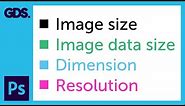Image size, Dimension, & Resolution in Adobe Photoshop Ep4/33 [Adobe Photoshop for Beginners]