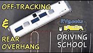 How to Drive a Motorhome/RV — Driving Tips: Off-Tracking & Rear Overhang