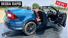 New Skoda Rapid Cabriolet 2023 - Better Than Hyundai Verna 2023 Sunroof | Rapid Convertible Project