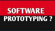 Software Prototyping | Stepwise approach to design prototype | Software engineering