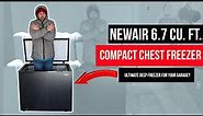 Unveiling the Best Deep Freezer for Your Garage - Newair 6.7 Cu. Ft. Compact Chest Freezer