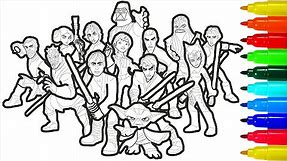 Star Wars Coloring Pages | Star Wars Colouring Pages for Kids