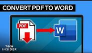How To Convert PDF To Word On Mac