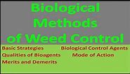 Biological Methods of Weed Control