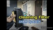 Cleaning Filter Air Cooler SHARP PJ-A36TY