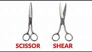 Are Scissors And Shears The Same Thing? What's The Difference?