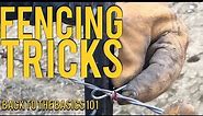 Barbwire fencing tricks