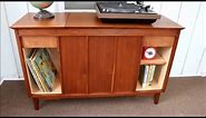 Vintage Stereo Cabinet Refinish/Repurpose