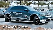 New Hyundai e-Corner System – Parking by Crab Driving and Pivot Turn