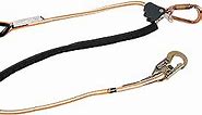 Pelican Rope Positioning Lanyard with Steel Snap Hook (1/2 inch x 10 feet) – Polyester Rope, Adjustable Lanyard, for Fall Protection, Arborist, Tree Climbers