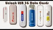 How to unlock any 3g dongle or datacard to use 4g sim in one click