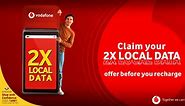 Vodafone Prepaid || Enjoy Double Data
