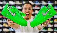 FIRST LOOK Off White Nike Air Force 1 Light Green Spark