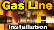Black Iron Pipe Gas Lines Installation - Sealing Fittings, Pressure Testing, and Bonding