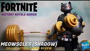 Meowscles (Shadow) Hasbro Fortnite Victory Royale Series Deluxe Action Figure Review