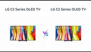 LG C2 Series 55-Inch vs 65-Inch OLED evo Gallery TV Comparison