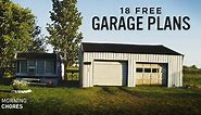 18 Free DIY Garage Plans with Detailed Drawings and Instructions