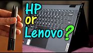 Lenovo IdeaPad Flex 5 vs HP Envy x360 2-in-1. Which Active Pen is best for writing and drawing?
