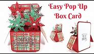 Pop Up Box Card Christmas Cards | Easy Pop Up Box Card