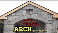how to build a stone arch step by step diy