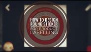 How To Design A Round Sticker Using Photoshop CS6